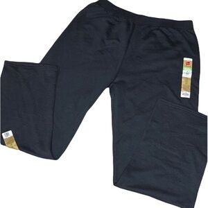 Hanes Sweatpants Black Plus Size 1X